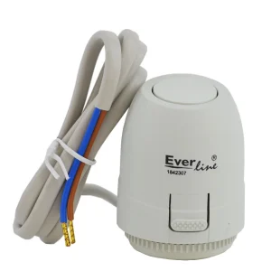 Acuator termoelectric, 2W, NI, IP54, 230V, IP54, M30x1.5, Everline, TEA2035, adaptor VA80