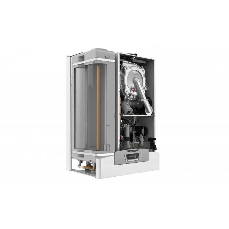 arist 1 Centrala termica pe gaz in condensare Ariston Clas B One Plus WIFI 24 kW, boiler incorporat inox cu doua rezervoare stratificate de 20 litri, schimbator secundar ACM