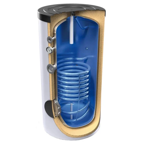 boiler6.jpg Boiler indirect cu 1 serpentina, 300 litri, montaj pe pardoseala, izolat, EV 12S 300 65, Tesy