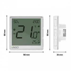 TERMOSTAT DE CAMERA WIFI ZIGBEE, 230V, ALB, EONE-230W