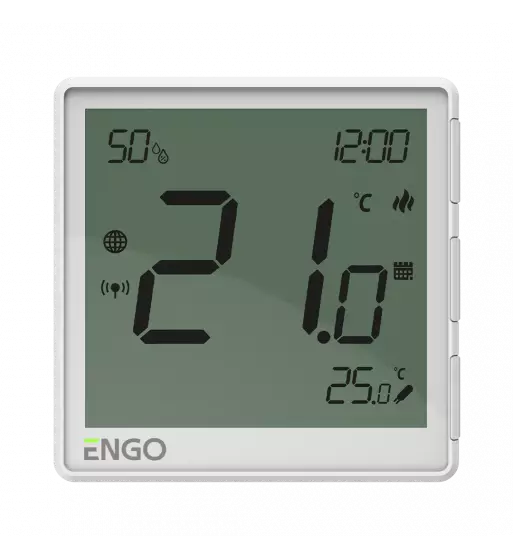 TERMOSTAT DE CAMERA WIFI ZIGBEE, 230V, ALB, EONE-230W