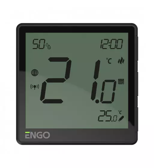 TERMOSTAT DE CAMERA WIFI ZIGBEE, 230V, NEGRU, EONE-230B